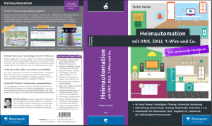 Buch-Cover "Heimautomation mit KNX, DALI, 1-Wire und Co."